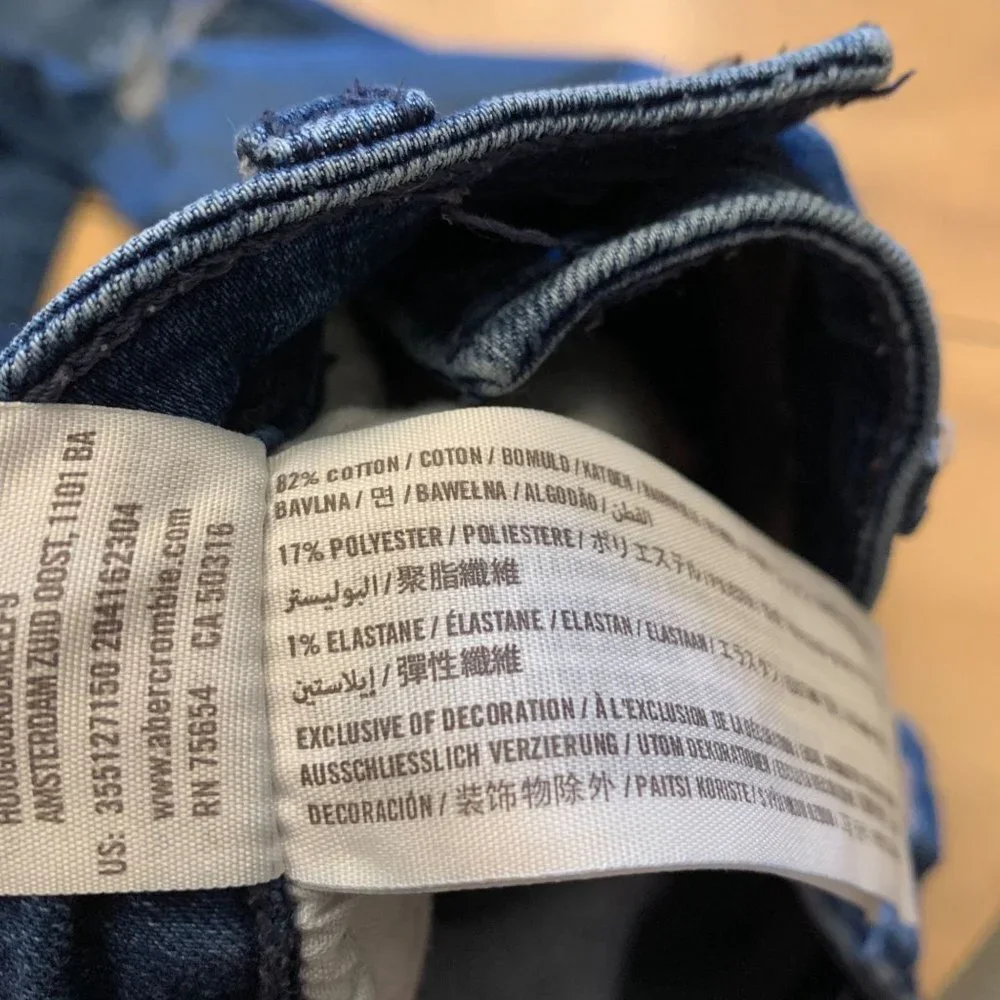 Hollister Super Skinny Highrise Jean Waist 24 length 29 or 0 S